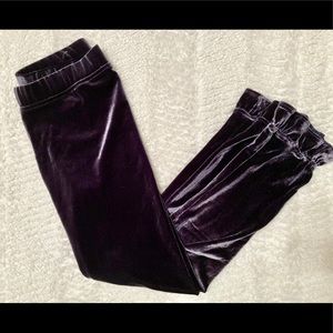 Janie & Jack Magic in the Woods blue Velour Pants